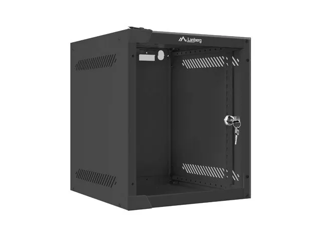 Szafa jednosekcyjna Lanberg WF10-2306-10B (6U; 329mm / 280mm / 310 mm; wisząca; Szklane; 10 ; kolor czarny)