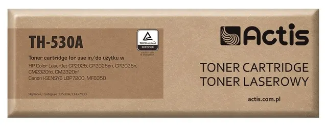 Actis TH-530A Toner (zamiennik HP 304A CC530A Canon CRG-718B; Standard; 3600 stron; czarny)