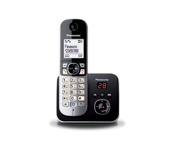 Telefon bezprzewodowy Panasonic KX-TG 6821PDB Czarny