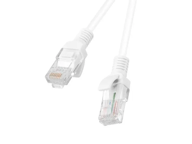 Patchcord U/UTP Lanberg PCU6-10CC-0500-W (RJ45 - RJ45 ; 5m; UTP; kat. 6; kolor biały)