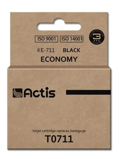 Actis KE-711 Tusz (zamiennik Epson T0711 T0891 T1001; Standard; 15 ml; czarny)