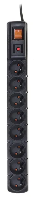Listwa przeciwprzepięciowa Acar S8 PRO (3m ; czarny)