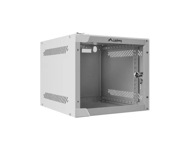Szafa rack Lanberg WF10-2304-10S (4U; 240mm / 280mm / 310 mm; wisząca; Szklane; 10 ; kolor szary)