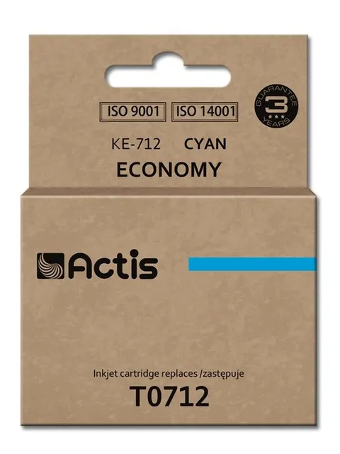 Actis KE-712 Tusz (zamiennik Epson T0712 T0892 T1002; Standard; 13.5 ml; niebieski)