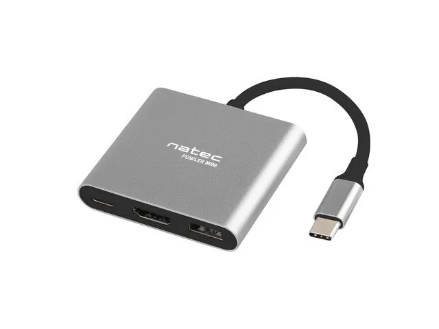 NATEC MULTI PORT FOWLER MINI (USB-C PD USB 3.0 HDMI 4K) NMP-1607