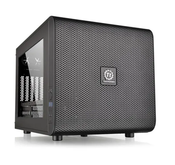 Obudowa Thermaltake Core V21 CA-1D5-00S1WN-00 (Micro ATX Mini ITX; kolor czarny)
