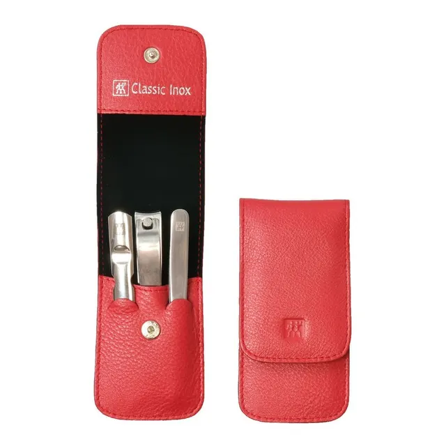 Zestaw do manicure ZWILLING 97733-503-0 Classic Inox – skórzane etui 3 elementy