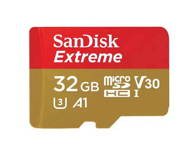 Karta pamięci SanDisk Extreme SDSQXAF-032G-GN6AA (32GB; Class U3; Adapter Karta pamięci)