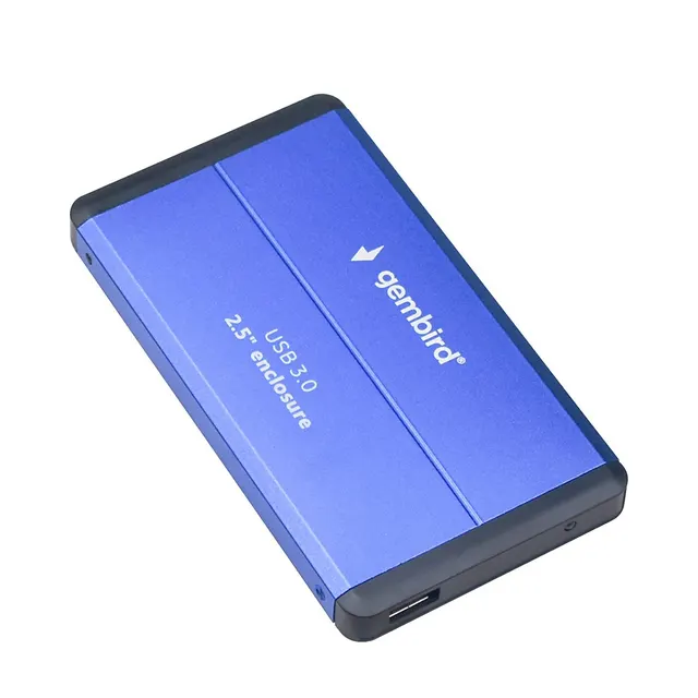 GEMBIRD OBUDOWA HDD/SSD USB 3.0 2.5 SATA ALUMINIUM NIEBIESKA