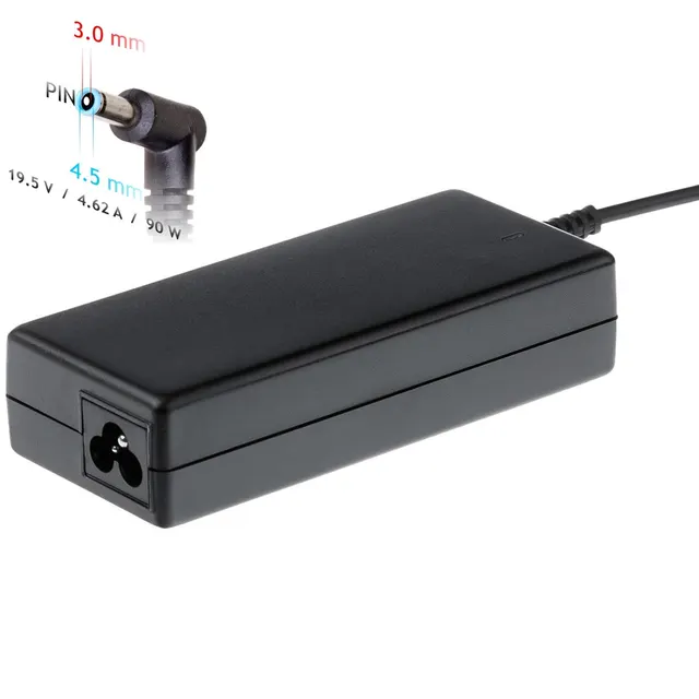 Zasilacz sieciowy Akyga AK-ND-26 do notebooka Compaq HP (19 5 V; 4 62 A; 90W; 4.5 mm x 3 mm)