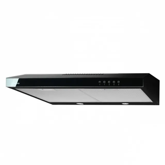 Okap do zabudowy AKPO WK-7 K GLASS 60 cm, LED, czarne szkło