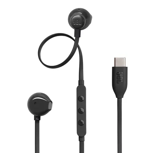 JBL Tune 305C Zestaw słuchawkowy Przewodowa Douszny Połączenia/muzyka USB Type-C Czarny