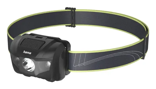 Hama HL200 Czarny, Niebieski, Żółty Latarka czołowa LED