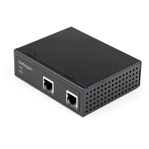 StarTech.com POEEXT1G60W przedłużacz sieciowy Wzmacniacz sieciowy Czarny 100, 1000 Mbit/s
