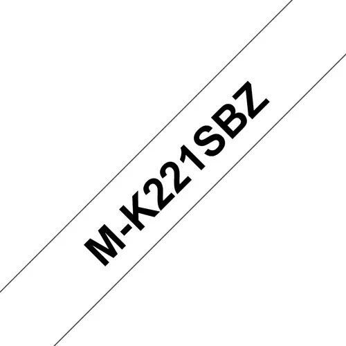 Brother M-K221SBZ taśmy do etykietowania Czarny na białym