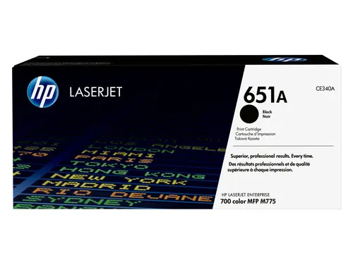 HP 651A oryginalny wkład z czarnym tonerem LaserJet