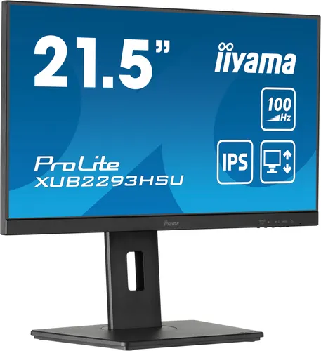 iiyama ProLite XUB2293HSU-B7 monitor komputerowy 54,6 cm (21.5") 1920 x 1080 px Full HD LED Czarny
