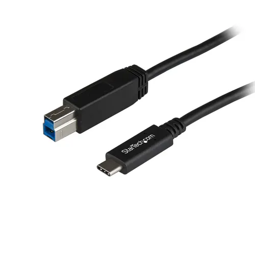 StarTech.com USB31CB1M kabel USB USB 3.2 Gen 2 (3.1 Gen 2) 1 m USB C USB B 10 Gbit/s Czarny