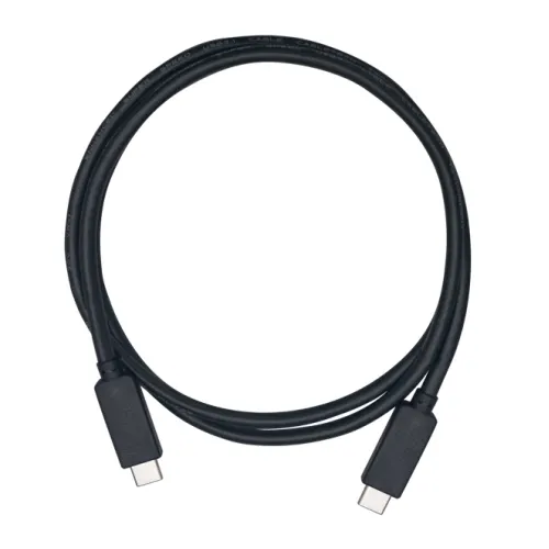QNAP USB3.1 GEN2 10G 1.0M TYPE-C TO TYPE-C CABLE kabel USB USB 3.2 Gen 2 (3.1 Gen 2) 1 m USB C 10 Gbit/s Czarny