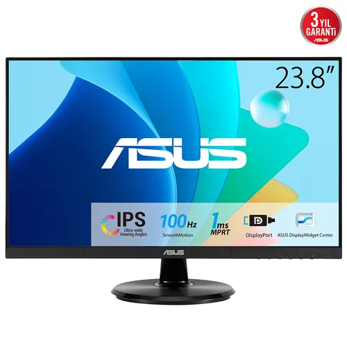 ASUS VA24DQFR monitor komputerowy 60,5 cm (23.8") 1920 x 1080 px Full HD LCD Czarny