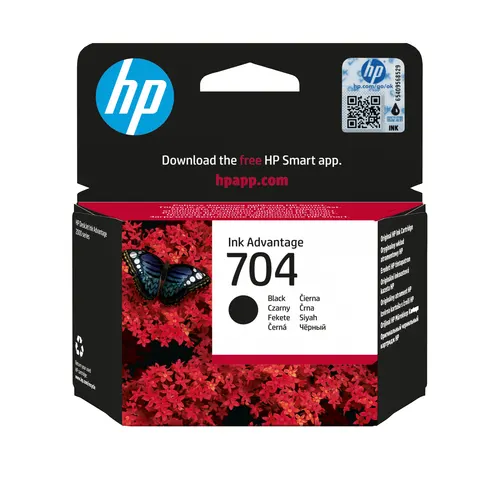 HP 704 oryginalny wkład atramentowy Ink Advantage czarny