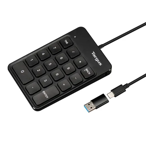 Targus AKP13GL klawiatura numeryczna Uniwersalne USB Czarny