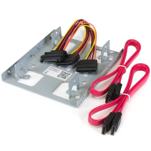 StarTech.com BRACKET25X2 panel drive bay 8,89 cm (3.5") Panel nośny Stal nierdzewna