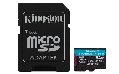 Kingston Technology Canvas Go! Plus 64 GB MicroSD UHS-I Klasa 10