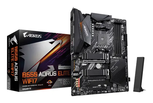 GIGABYTE B550 AORUS ELITE WIFI7 AMD B550 Socket AM4 ATX