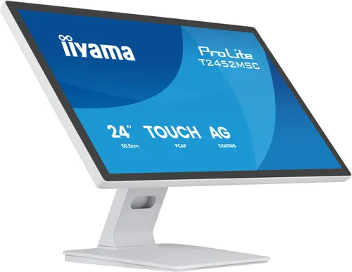 iiyama T2452MSC-W2AG monitor komputerowy 61 cm (24") 1920 x 1080 px Full HD LED Ekran dotykowy Biały