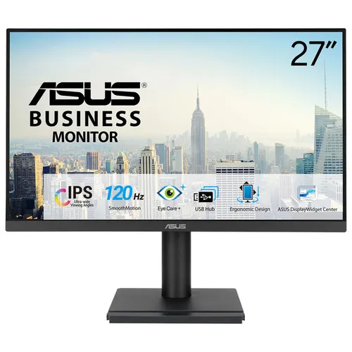 ASUS VA279QGS monitor komputerowy 68,6 cm (27") 1920 x 1080 px Full HD LCD Czarny