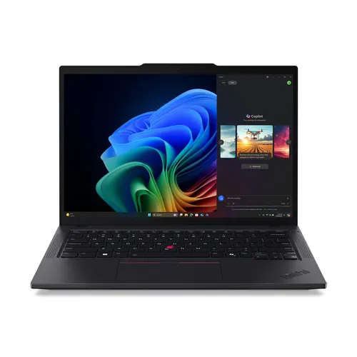 Lenovo ThinkPad T14 Gen 6 (AMD) Copilot+ PC AMD Ryzen AI 5 PRO 340 Laptop 35,6 cm (14") WUXGA 16 GB DDR5-SDRAM 512 GB SSD Wi-Fi 7 (802.11be) Windows 11 Pro Czarny Angielski