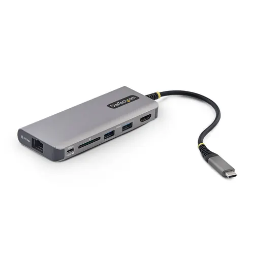 StarTech.com 177B-USBC-MULTIPORT stacja dokująca Przewodowa USB 3.2 Gen 2 (3.1 Gen 2) Type-C Szary
