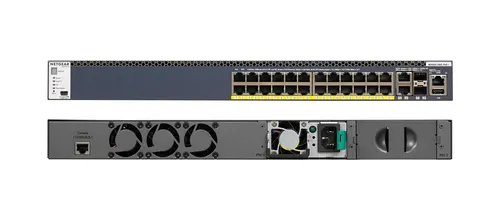 NETGEAR GSM4328PB Zarządzany Gigabit Ethernet (10/100/1000) Obsługa PoE 1U Czarny