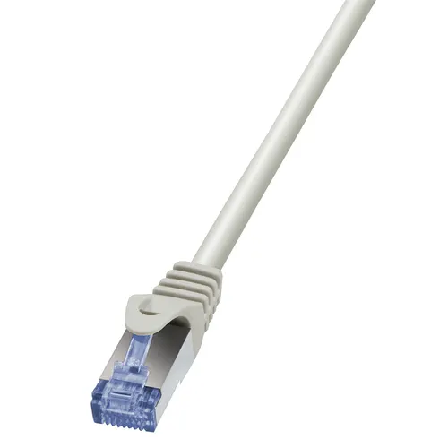 LogiLink CQ3032S kabel sieciowy Szary 1 m Cat6a S/FTP (S-STP) Okrągły
