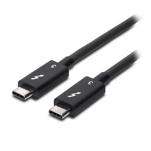 Kensington K32300WW kabel Thunderbolt 0,7 m 40 Gbit/s Czarny