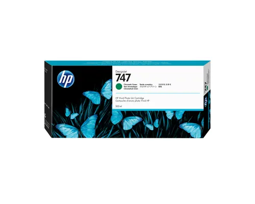 HP Wkład z atramentem zielonym chromatycznym DesignJet 747 o pojemności 300 ml