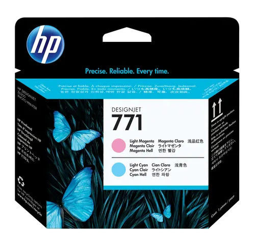 HP Głowica drukująca 771 DesignJet: jasnopurpurowy/jasnobłękitny