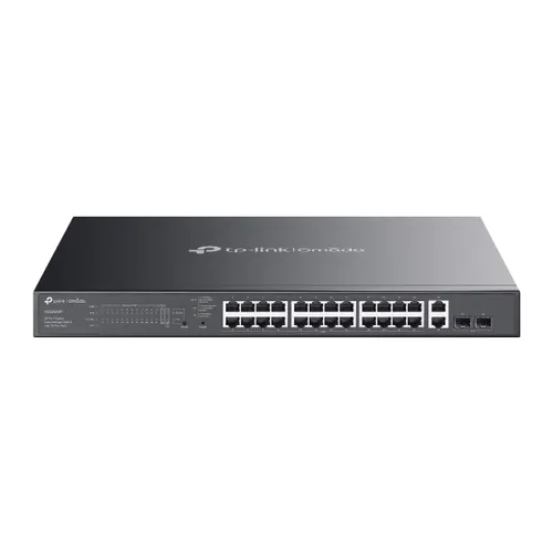 TP-Link Omada ES228GMP przełącznik sieciowy Zarządzany L2 Gigabit Ethernet (10/100/1000) Obsługa PoE Czarny