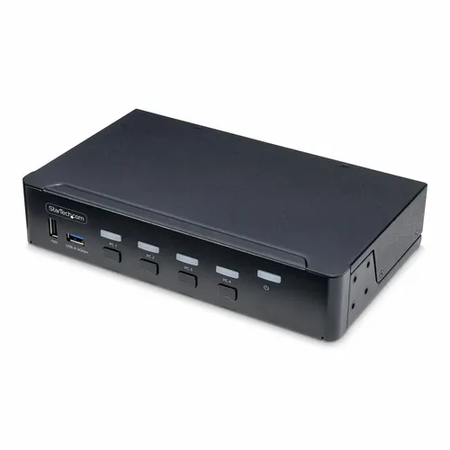 StarTech.com P4AD122-KVM-SWITCH przełącznik KVM Możliwości montowania w stelażu Czarny