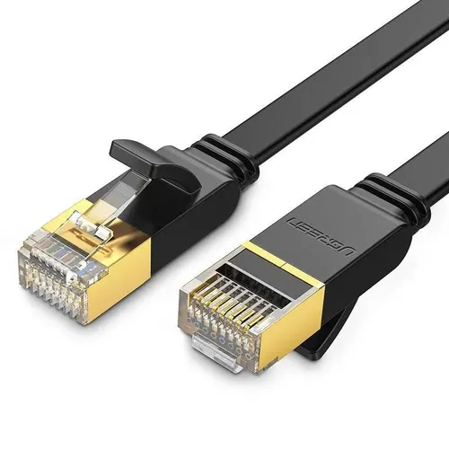 Ugreen NW106 kabel sieciowy Czarny 10 m Cat7 F/STP (F-STP) Płaski