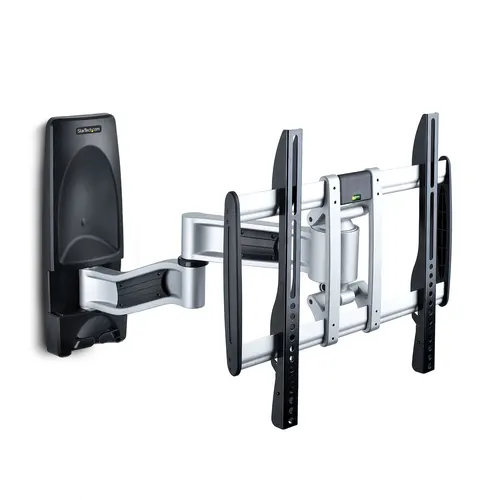 StarTech.com TV-WALL-MOUNT-65FS uchwyt do telewizorów 165,1 cm (65") Czarny, Srebrny