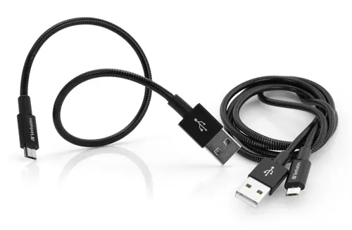 Verbatim 48875 kabel USB USB 3.2 Gen 1 (3.1 Gen 1) 1 m Micro-USB A USB A Czarny