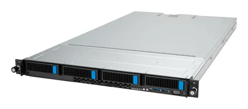ASUS RS500A-E12-RS4U Socket SP5 Rack (1U) Czarny, Srebrny