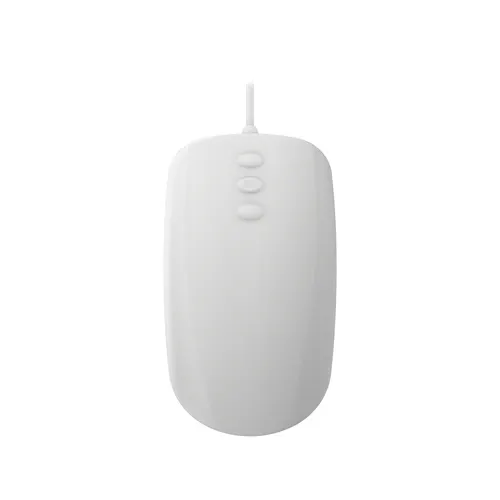 Contour Design Active Key AK-PMH3 myszka Medyczna Oburęczny USB Typu-A Optyczny 1000 DPI, przewodowa USB, biała