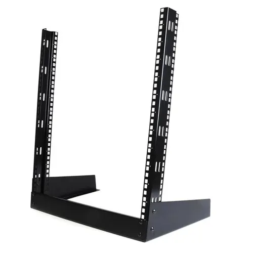 StarTech.com RK12OD stojak 12U Stojak wolnostojący Czarny