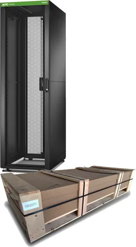 APC Easy Rack 600mm/42U/1000mm , with Roof, Side panel Stojak wolnostojący Czarny
