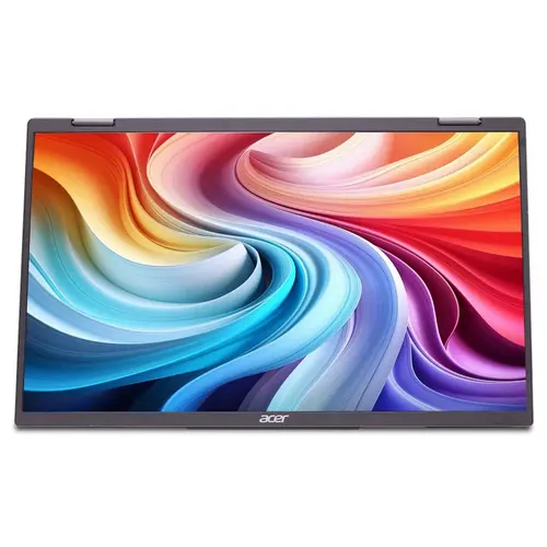 Acer PD163Qbmiuux monitor komputerowy 39,6 cm (15.6") 1920 x 1080 px Double Full HD LED Szary