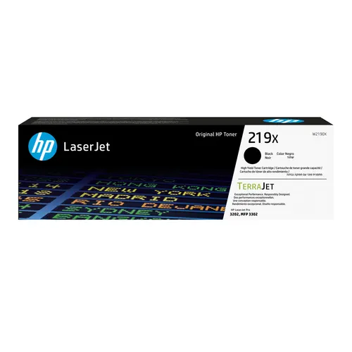 HP Oryginalny, wysokowydajny wkład kontraktowy z czarnym tonerem 219X LaserJet
