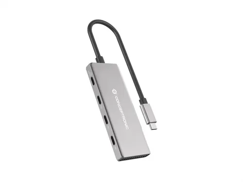 Conceptronic HUBBIES16G huby i koncentratory USB 3.2 Gen 2 (3.1 Gen 2) Type-C 10000 Mbit/s Szary